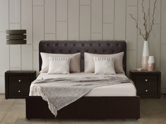 ΚΡΕΒΑΤΙ MONE HM321.01 T.CHESTERFIELD ΜΕ ΑΠΟΘΗΚΕΥΤΙΚΟ ΧΩΡΟ ΚΑΦΕPU 150x200 εκ.