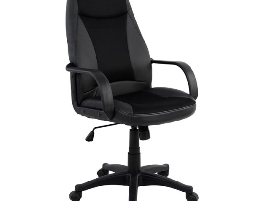ΚΑΡΕΚΛΑ ΓΡΑΦΕΙΟΥ GAMING SIVIR HM1001.01 ΜΕ  ΜΑΥΡΟ PU 59x 60x115 εκ.