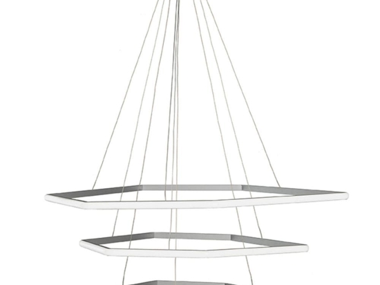 Φωτιστικό Οροφής Led Stardust SO.STARDUST/3-Silver Ondaluce Μέταλλο