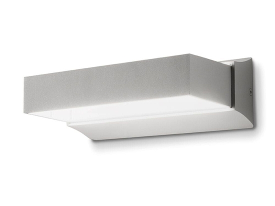 Φωτιστικό Τοίχου - Απλίκα Led Nic AP.NIC/Silver Ondaluce Μέταλλο,Γυαλί