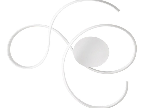 Φωτιστικό Τοίχου - Απλίκα Led Twist PL.TWIST/B.CO-GR White Ondaluce Μέταλλο,Γυαλί
