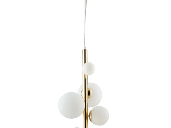 Φωτιστικό Οροφής I-Hera-S5 8031414863228 Gold Luce Ambiente Design Μέταλλο,Γυαλί