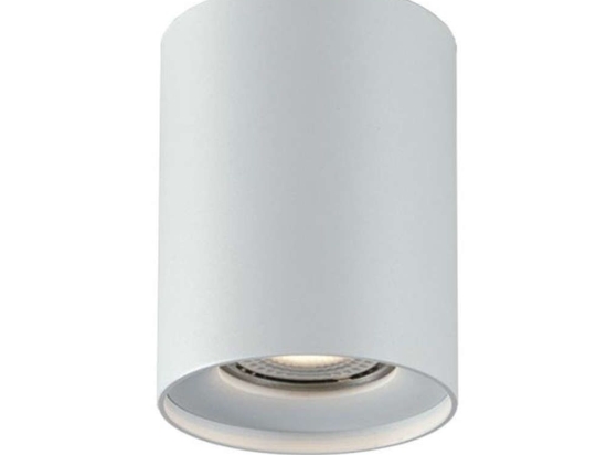 Φωτιστικό Οροφής - Σποτ Town I-TOWN-R BCO 1xGU10 8x10cm White Intec Αλουμίνιο