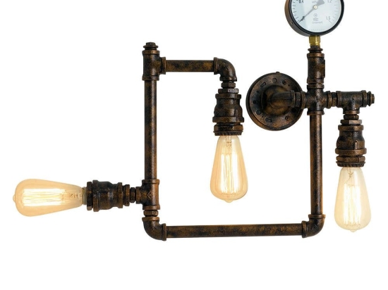 Φωτιστικό Τοίχου - Απλίκα I-Amarcord-PL3 8031440365512 Rust  Luce Ambiente Design Μέταλλο