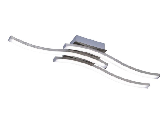 Φωτιστικό Οροφής -Πλαφονιέρα Route R62473107 3x5W Led 12x56x7cm 3000K Nickel RL Lighting Μέταλλο