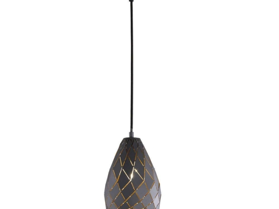Φωτιστικό Οροφής Onyx 301300142 Anthracite-Gold Trio Lighting Μέταλλο