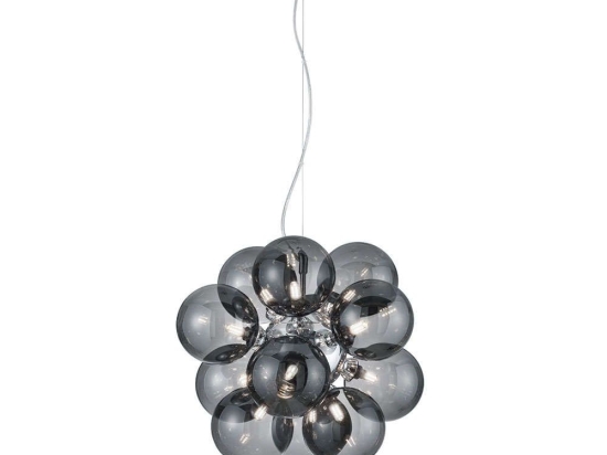 Φωτιστικό Οροφής Alicia 307601206 Chrome Trio Lighting Μέταλλο,Γυαλί