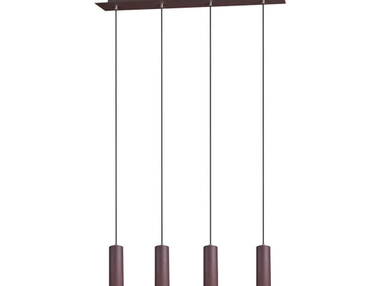 Φωτιστικό Οροφής-Ράγα Marley 75x150x9cm Rusty 312400424 Trio Lighting Μέταλλο