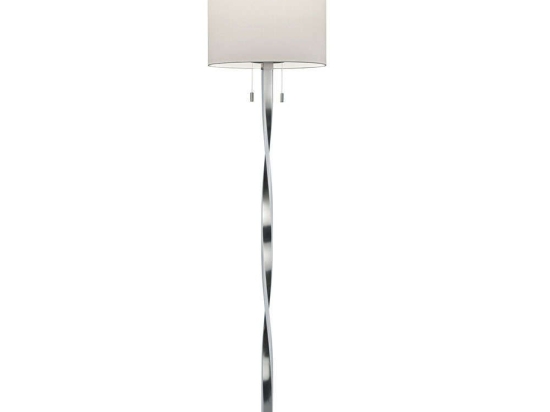 Φωτιστικό Δαπέδου NAndor 475310307 Nickel Trio Lighting Μέταλλο,Ύφασμα