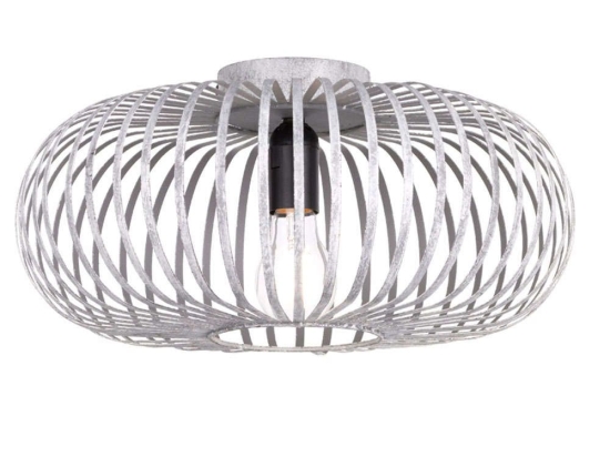 Φωτιστικό Οροφής - Πλαφονιέρα Johann 606900161 Antique Grey Trio Lighting Μέταλλο
