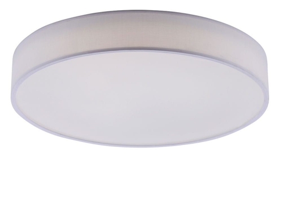 Πάνελ Led Diamo 651914001 RGBW-Led 36W 3400lm 3000-5000K White Trio Lighting Στρόγγυλο Ύφασμα