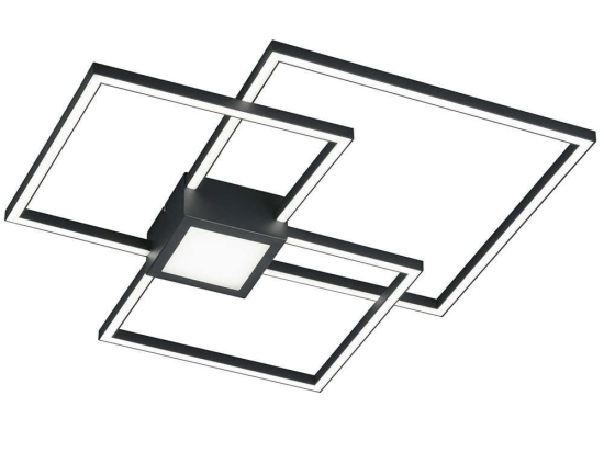 Φωτιστικό Οροφής - Πλαφονιέρα Led Hydra 676210442 Anthracite Trio Lighting Μέταλλο