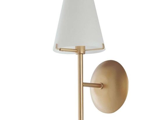 Φωτιστικό Τοίχου - Απλίκα I-Canto/AP1 Gold Luce Ambiente Design Μέταλλο,Γυαλί