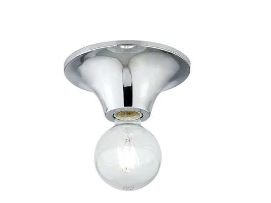 Φωτιστικό Οροφής - Πλαφονιέρα I-Vesevus-PL18 CR Chrome Luce Ambiente Design Μέταλλο