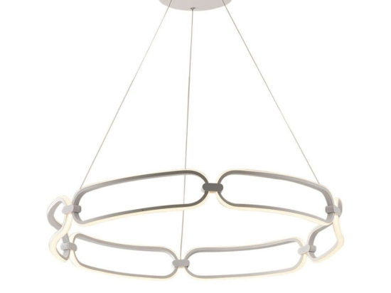Φωτιστικό Οροφής Led-Infinity-S80 4000Κ 5530lm White Luce Ambiente Design Αλουμίνιο