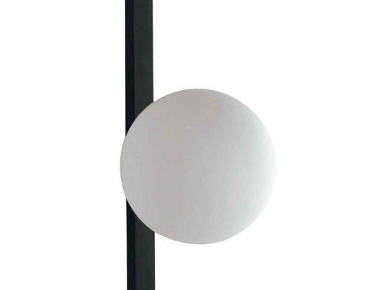 Φωτιστικό Τοίχου - Απλίκα I-Enoire-AP1 Black-White Luce Ambiente Design Μέταλλο,Γυαλί