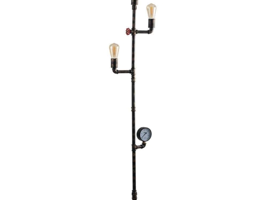 Φωτιστικό Δαπέδου I-Amarcord-PT3 Rust Luce Ambiente Design Μέταλλο