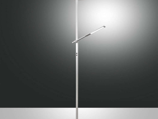 Φωτιστικό Δαπέδου Led Ideal 3550-10-102 White Fabas Luce Αλουμίνιο
