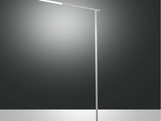 Φωτιστικό Δαπέδου Led Ideal 3550-11-102 White Fabas Luce Αλουμίνιο