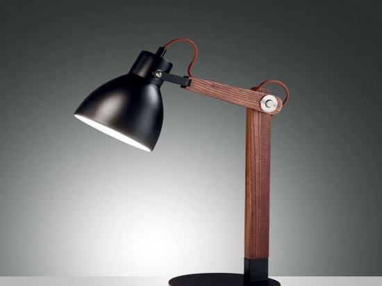 Φωτιστικό Γραφείου Sveva 3644-30-101 Black Fabas Luce