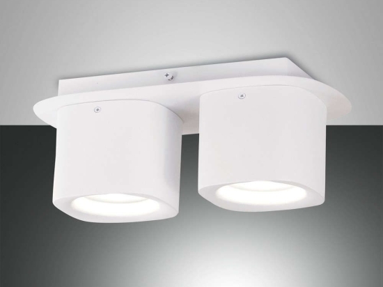 Φωτιστικό Οροφής - Σποτ Smooth 3555-82-102 White Fabas Luce Αλουμίνιο