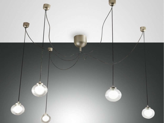 Φωτιστικό Οροφής Blog Led 3472-48-225 Gold Matt Fabas Luce Μέταλλο,Γυαλί