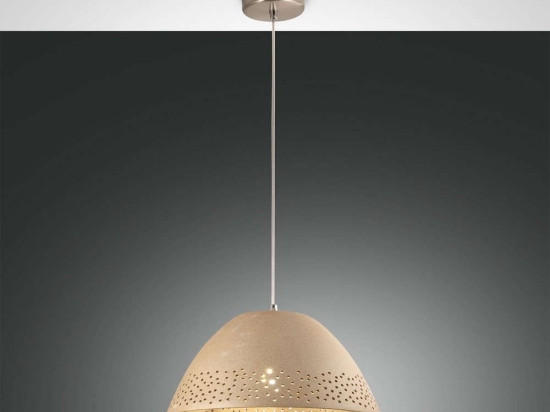 Φωτιστικό Οροφής Casale 3532-40-348 Khaki Fabas Luce Μέταλλο,Κεραμικό