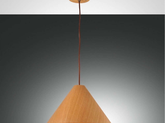 Φωτιστικό Οροφής Esino 3630-45-215 Oak Fabas Luce Μέταλλο,Ξύλο