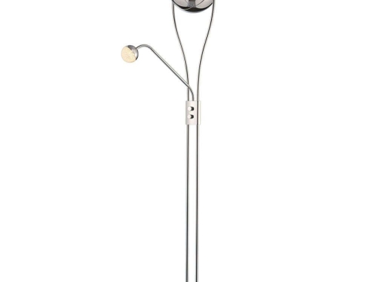 Φωτιστικό Δαπέδου Chris 478310206 180x52cm Chrome Trio Lighting Μέταλλο,Γυαλί