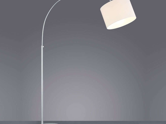 Φωτιστικό Δαπέδου Hotel 461100101 D30x150 - 215cm White Trio Lighting Μέταλλο,Ύφασμα