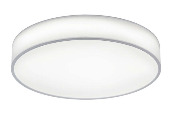 Φωτιστικό Οροφής - Πλαφονιέρα Lugano 621914001 SMD-LED D60x10cm White Trio Lighting Μέταλλο,Ύφασμα