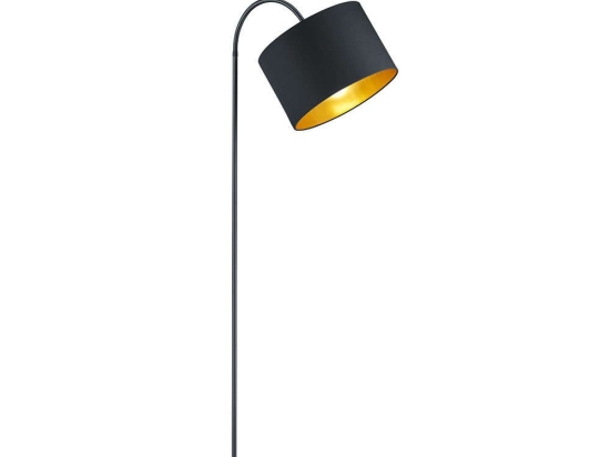Φωτιστικό Δαπέδου Hostel 408290179 Ø35x156cm Gold Trio Lighting Μέταλλο,Ύφασμα