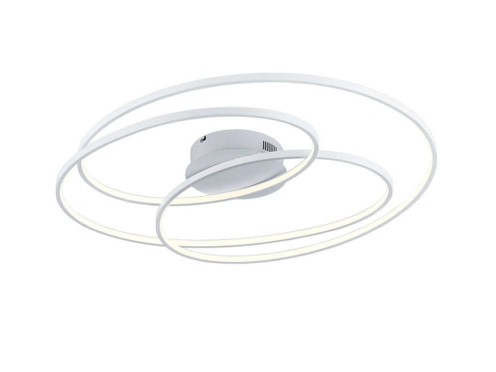 Φωτιστικό Οροφής - Πλαφονιέρα Led Gale 673918031 80x65cm White Trio Lighting Μέταλλο