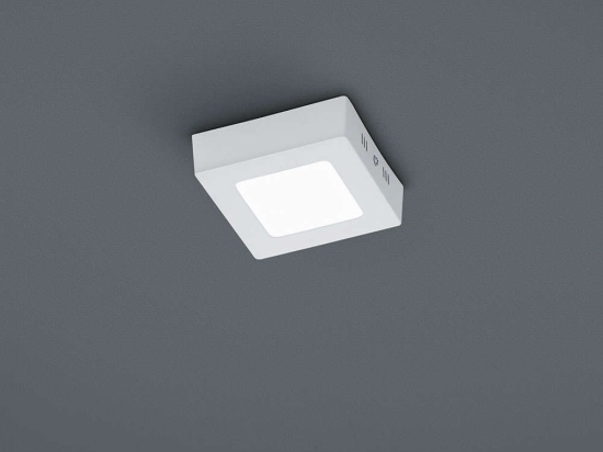 Φωτιστικό Οροφής - Πλαφονιέρα Led Zeus 657110601 12x12cm White Trio Lighting Μέταλλο