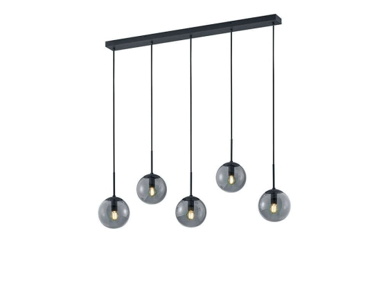 Φωτιστικό Οροφής - Ράγα Balini 308500542 Anthracite Trio Lighting Μέταλλο,Γυαλί