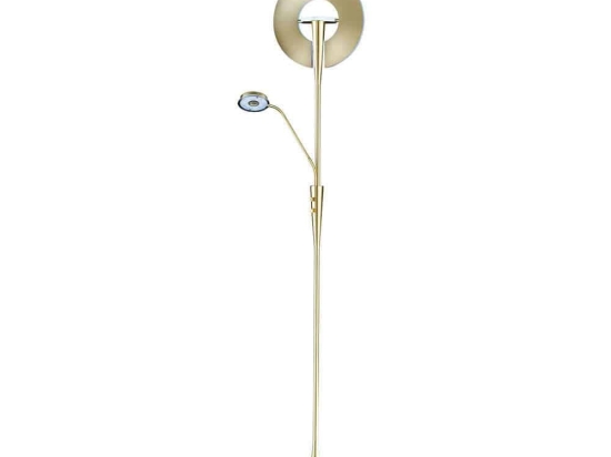 Φωτιστικό Δαπέδου Led Quebec 3000Lm, 400Lm 50x180cm Brass Mat 422710308 Trio Lighting Μέταλλο