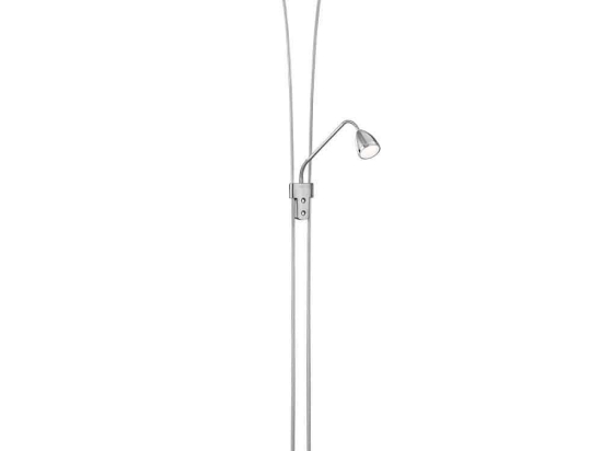 Φωτιστικό Δαπέδου Led Arizona 2000Lm, 500Lm 25x180cm Nickel Mat 426410207 Trio Lighting Μέταλλο
