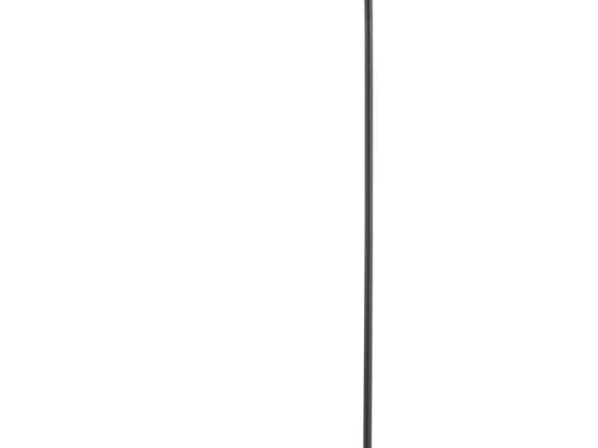 Φωτιστικό Δαπέδου Led Kazan 750Lm 24x121cm Black Mat-White 474790132 Trio Lighting Μέταλλο,Ακρυλικό