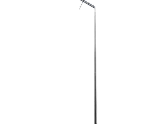 Φωτιστικό Δαπέδου Led Filigran 560Lm 18x162cm Nickel Mat-White 420490107 Trio Lighting Μέταλλο,Γυαλί