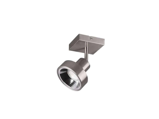 Φωτιστικό Οροφής-Σποτ Leon 11x19x16cm Nickel Mat 800700107 Trio Lighting Μέταλλο