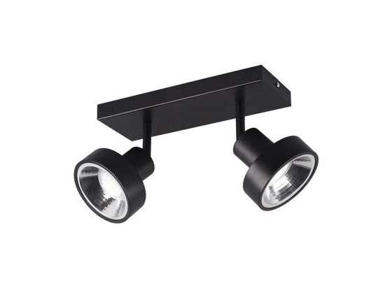 Φωτιστικό Οροφής-Σποτ Leon 28x19x16cm Black Mat 800700232 Trio Lighting Μέταλλο