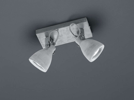 Φωτιστικό Οροφής-Σποτ Concrete 23x18x10cm Concrete Look 802500278 Trio Lighting Τσιμέντο,Μέταλλο