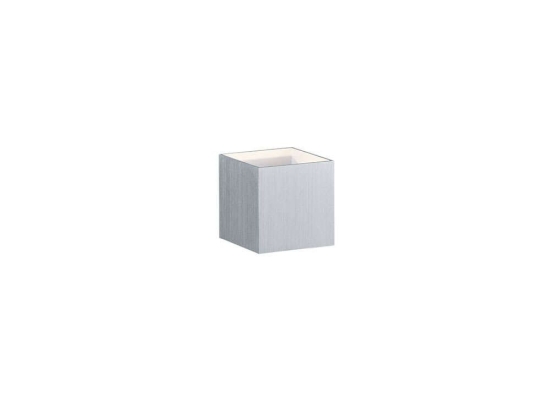 Φωτιστικό Τοίχου-Απλίκα Led Louis 430Lm 10x10cm Brushed Aluminium 223310105 Trio Lighting Αλουμίνιο