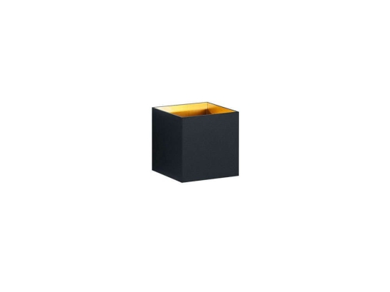 Φωτιστικό Τοίχου-Απλίκα Led Louis 430Lm 10x10cm Black Mat 223310132 Trio Lighting Μέταλλο