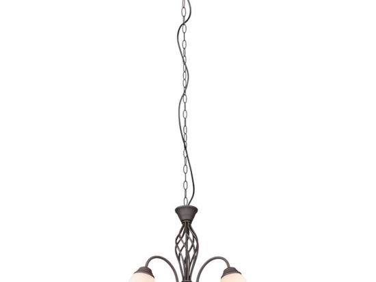 Φωτιστικό Οροφής Rustica 101000324 3xE14 40W Φ55cm 150cm Rust Trio Lighting Μέταλλο