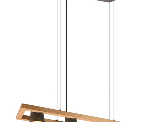 Φωτιστικό Οροφής - Ράγα Bell 301900467 100x21x150cm 4xE14 25W Nickel-Natural Trio Lighting
