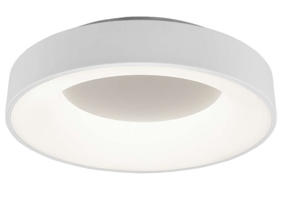 Φωτιστικό Οροφής - Πλαφονιέρα Girona 671210131 27W Led Φ45cm 11cm White Mat Trio Lighting Μέταλλο