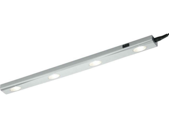 Γραμμικό Φωτιστικό Aragon 273170487 4x80lm 3000K Led 55x4x2cm Titanium Trio Lighting Πλαστικό