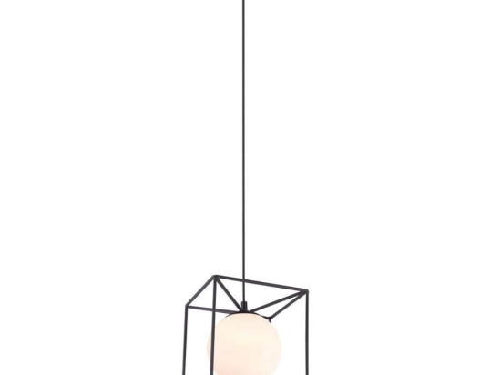 Φωτιστικό Οροφής Gabbia R30401032 1xE27 40W 20x150cm Black Mat RL Lighting Μέταλλο