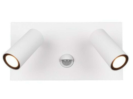 Φωτιστικό Τοίχου - Απλίκα Tunga 222969231 2x3,5W Led 23x12cm Με Αισθητήρα White Mat Trio Lighting